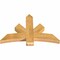 Ekena Millwork Alberta Rough Sawn Timber Gable Bracket, Western Red Cedar, 48"W x 32"H x 4"D x 6"F, 16/12 Pitch GBW048X32X0406ALB00RWR - alternate 4
